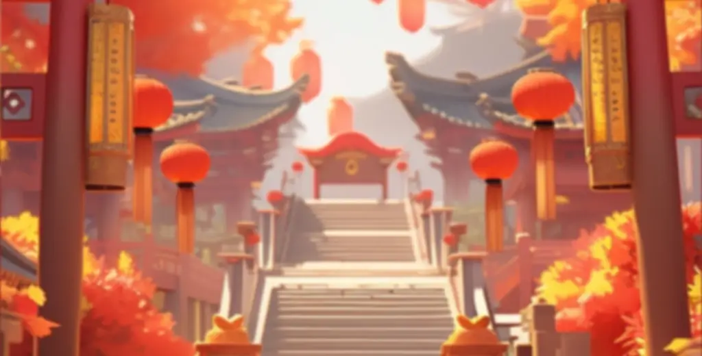 Lucky Loong hero background