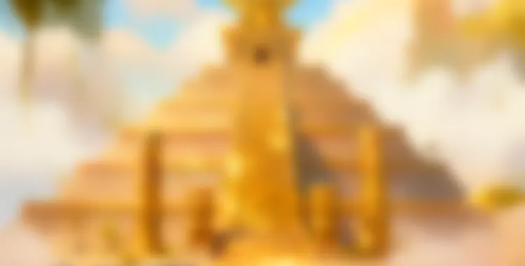 Golden Priestess hero background
